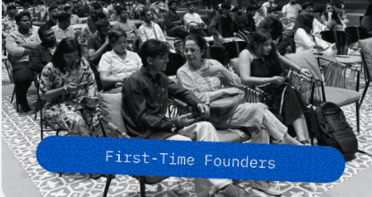 First-Time Founders event banner