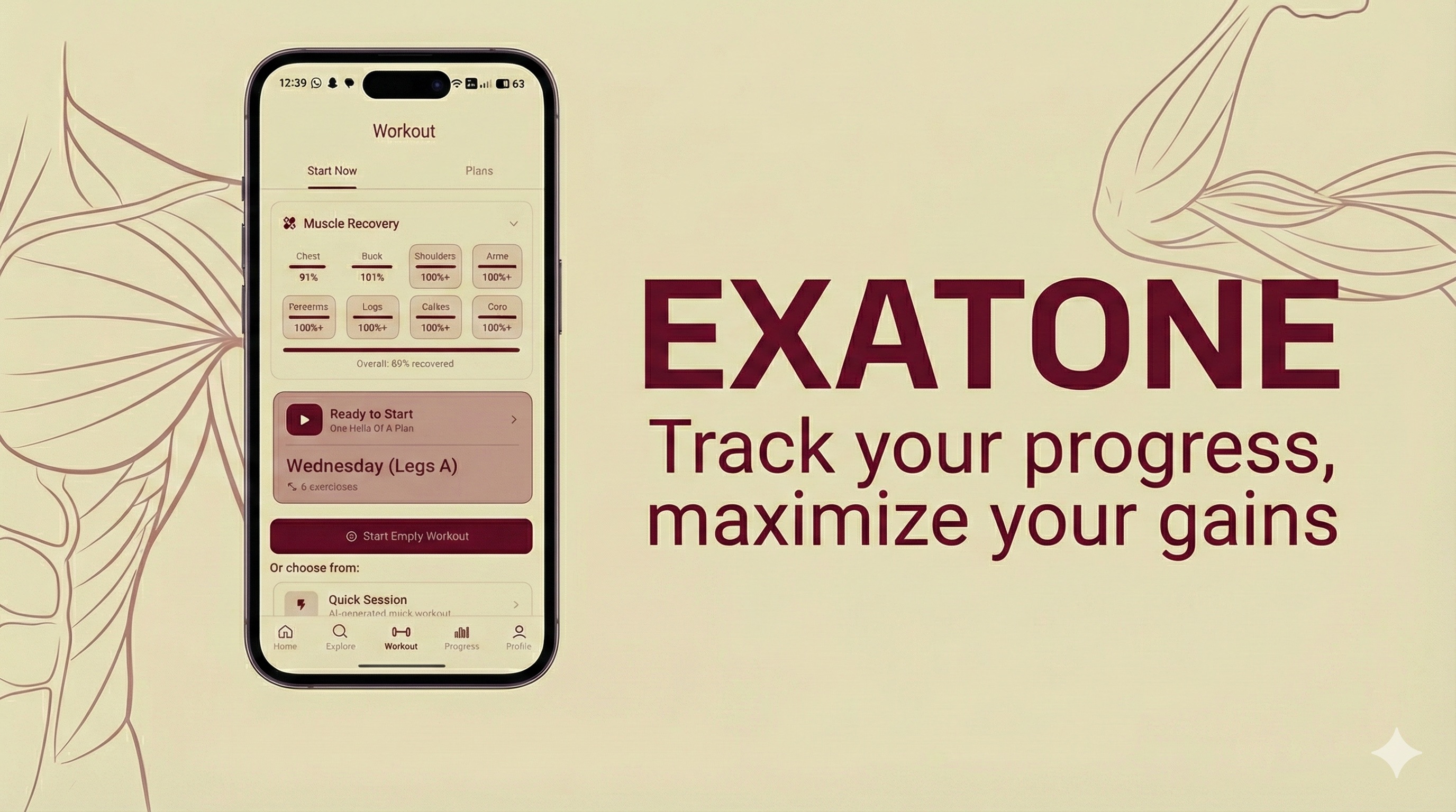 Exatone fitness app project presentation